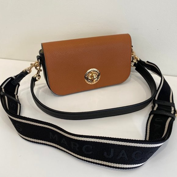 NWT MARC JACOBS 4F3HSH020H02 Leather Turnlock Crossbody